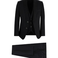 Black 7 Drop Slim Fit Narrow Cut Shawl Collar Tuxedo & Groom Suit
