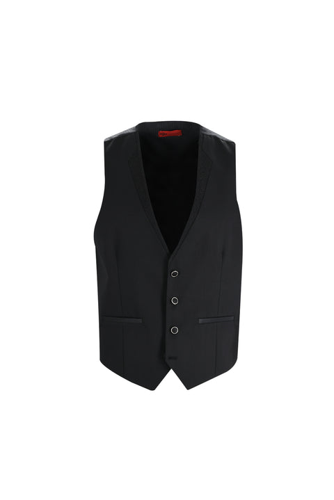 Black 7 Drop Slim Fit Narrow Cut Shawl Collar Tuxedo & Groom Suit