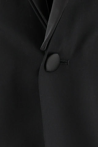  Siyah 7 Drop Slim Fit Dar Kesim Şal Yaka Smokin & Damatlık