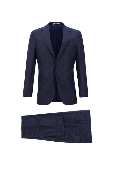 Light Navy Blue 6 Drop Regular Fit Standard Cut Eyelet Suit