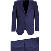 Dark Navy 6 Drop Regular Fit Standard Cut Eyelet Suit