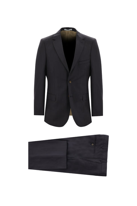 Dark Brown 6 Drop Regular Fit Standard Cut Eyelet Suit