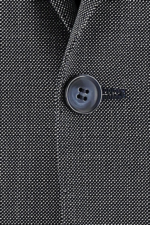 Dark Navy 7 Drop Slim Fit Patterned Suit