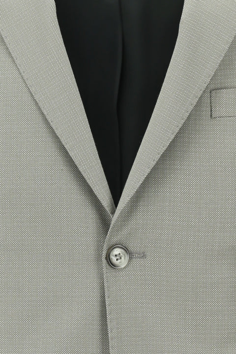 Light Beige 7 Drop Slim Fit Patterned Suit