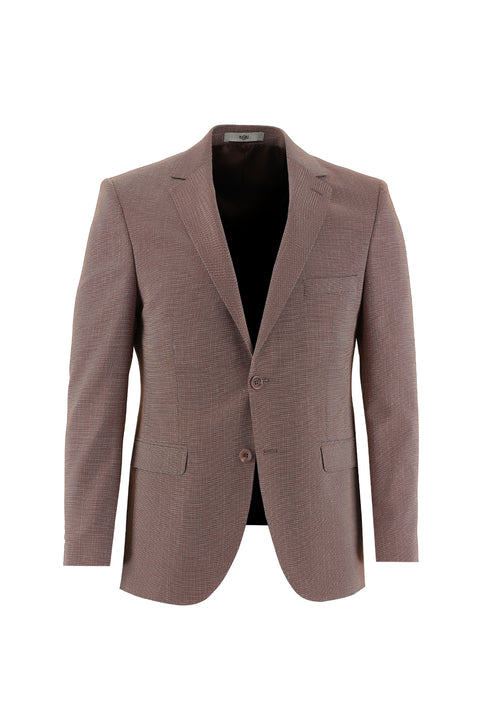 Tile 7 Drop Slim Fit Narrow Cut Patterned Suit