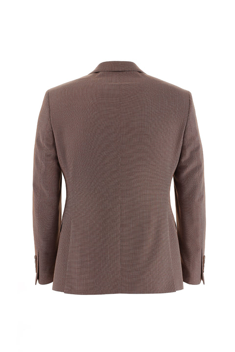 Tile 7 Drop Slim Fit Narrow Cut Patterned Suit