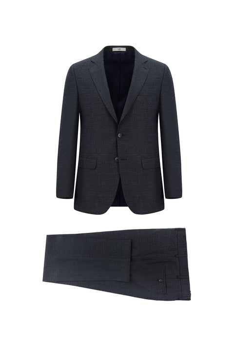 Medium Navy 6 Drop Regular Fit Standard Cut Eyelet Suit