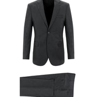 Orta Gri 7 Drop Slim Fit Dar Kesim Kuşgözü Takım Elbise