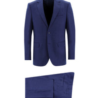 Dark Blue 6 Drop Regular Fit Standard Cut Eyelet Suit