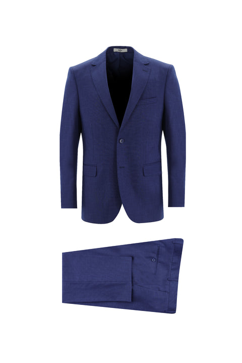 Dark Blue 6 Drop Regular Fit Standard Cut Eyelet Suit