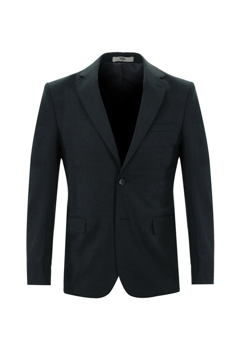 Dark Green 7 Drop Slim Fit Eyelet Suit