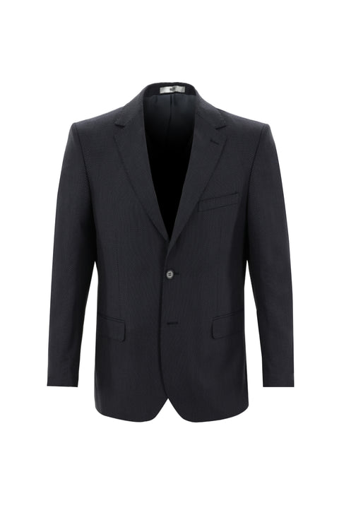 Dark Gray 6-Drop Regular Fit Standard Cut Eyelet Suit