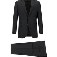 Dark Anthracite 7 Drop Slim Fit Eyelet Suit