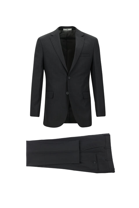 Dark Anthracite 7 Drop Slim Fit Eyelet Suit