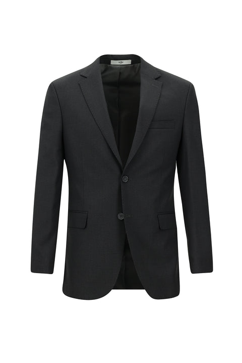 Dark Anthracite 7 Drop Slim Fit Eyelet Suit