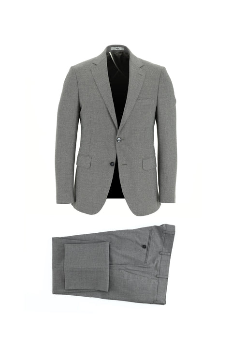Black 7 Drop Slim Fit Narrow Cut Combination Suit