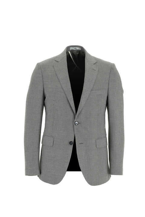 Black 7 Drop Slim Fit Narrow Cut Combination Suit