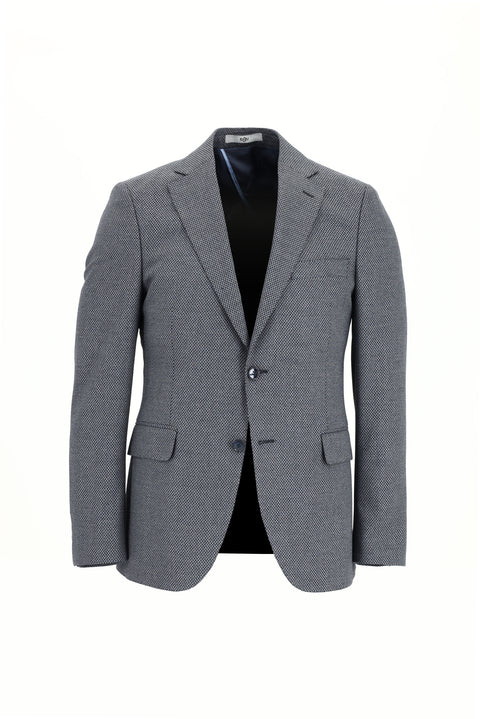 Light Navy Blue 7 Drop Slim Fit Narrow Cut Combination Suit