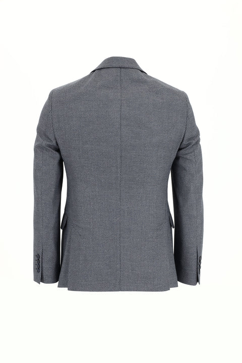 Light Navy Blue 7 Drop Slim Fit Narrow Cut Combination Suit