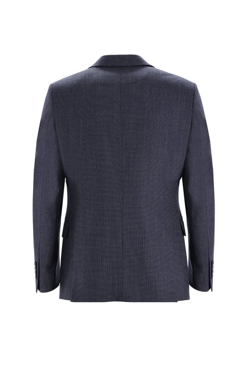 Dark Navy 7 Drop Slim Fit Eyelet Suit