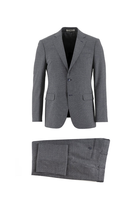 Dark Navy 6 Drop Regular Fit Standard Cut Eyelet Wool Suit