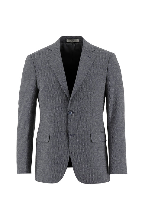 Dark Navy 6 Drop Regular Fit Standard Cut Eyelet Wool Suit