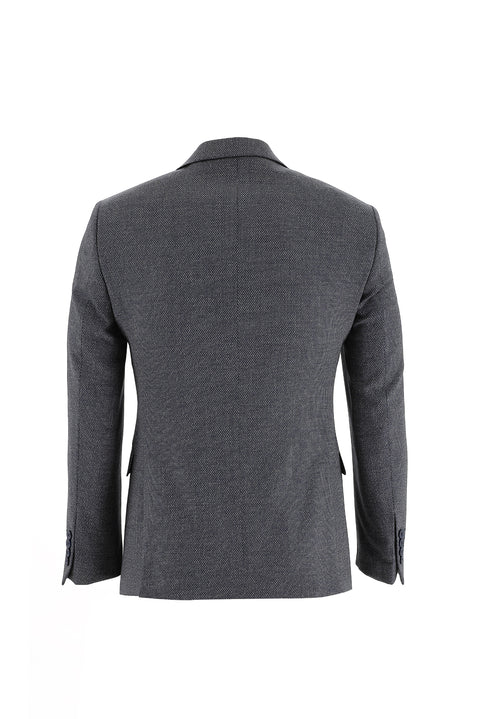 Dark Navy 6 Drop Regular Fit Standard Cut Eyelet Wool Suit