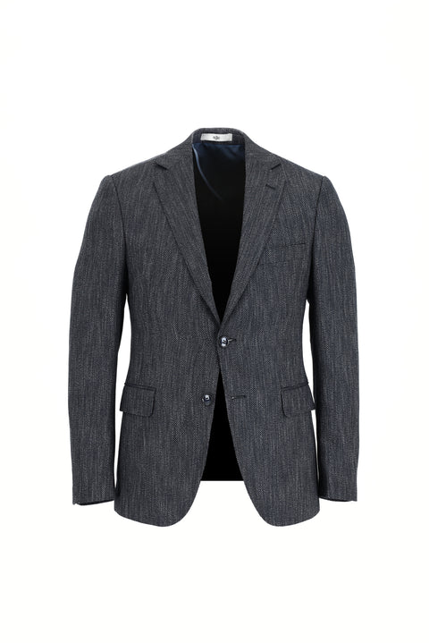 Medium Navy 4-Drop Relaxed Fit Casual Suit