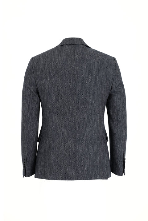 Medium Navy 4-Drop Relaxed Fit Casual Suit