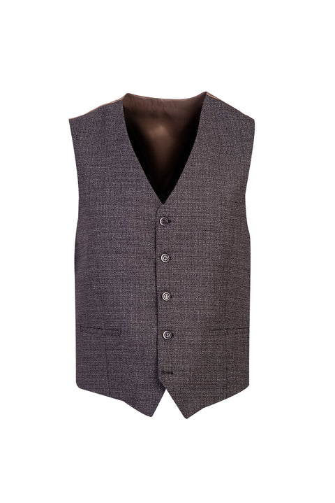 Dark Brown 7 Drop Slim Fit Antibacterial Combination Suit