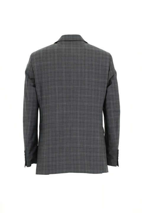 Marengo 6 Drop Regular Fit Standard Cut Wool Plaid Suit