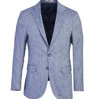 Dark Blue 6 Drop Regular Fit Classic Patterned Jacket