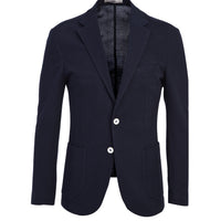 Black Navy 7 Drop Slim Fit Jacket