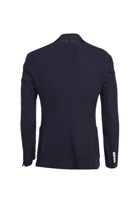 Black Navy 7 Drop Slim Fit Jacket
