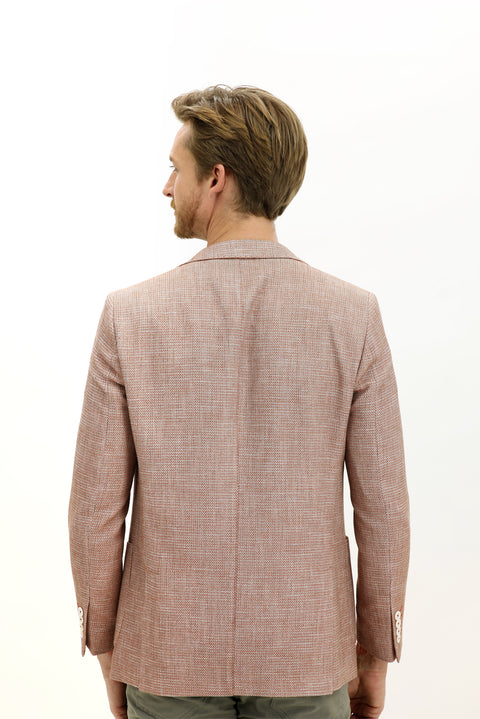 Medium Brown 6 Drop Regular Fit Standard Cut Eyelet Jacket
