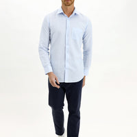 Indigo Relaxed Fit Stretch Canvas / Chino Trousers