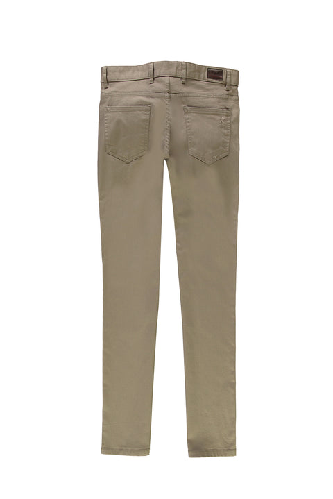 Kum Regular Fit Standard Cut Stretch Canvas / Chino Trousers