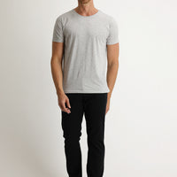Black Slim Fit Stretchy Canvas / Chino Trousers