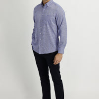 Dark Navy Blue Slim Fit Stretch Canvas / Chino Trousers