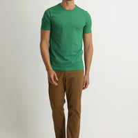 Light Brown Slim Fit Stretch Canvas / Chino Trousers