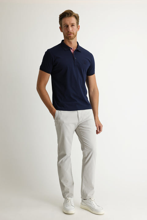 Taş Slim Fit Dar Kesim Likralı Kanvas / Chino Pantolon