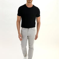 Stone Relaxed Fit Stretch Canvas / Chino Trousers