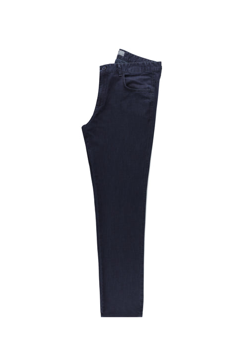 Havacı Mavi Relaxed Fit Stretchy Canvas / Chino Trousers