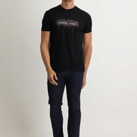 Aviator Blue Slim Fit Stretch Denim Look Trousers