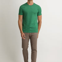 Açık Vizon Slim Fit Dar Kesim Kuşgözü Likralı Kanvas / Chino Pantolon