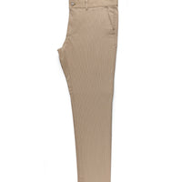 Dark Brown Slim Fit Stretch Canvas / Chino Trousers