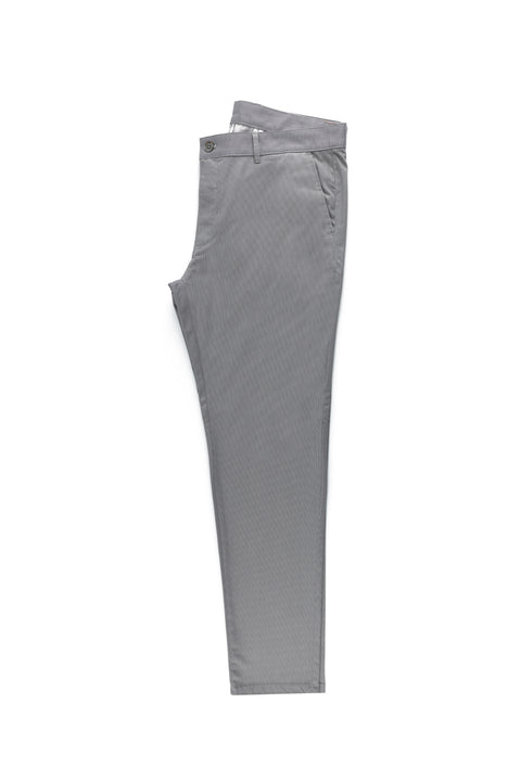 Dark Anthracite Relaxed Fit Stretch Canvas / Chino Trousers