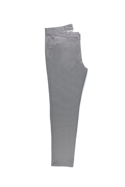 Dark Anthracite Relaxed Fit Stretch Canvas / Chino Trousers