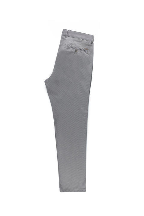 Dark Anthracite Slim Fit Stretch Canvas / Chino Trousers