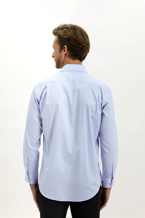 Light Blue Long Sleeve Non-Iron Classic Shirt